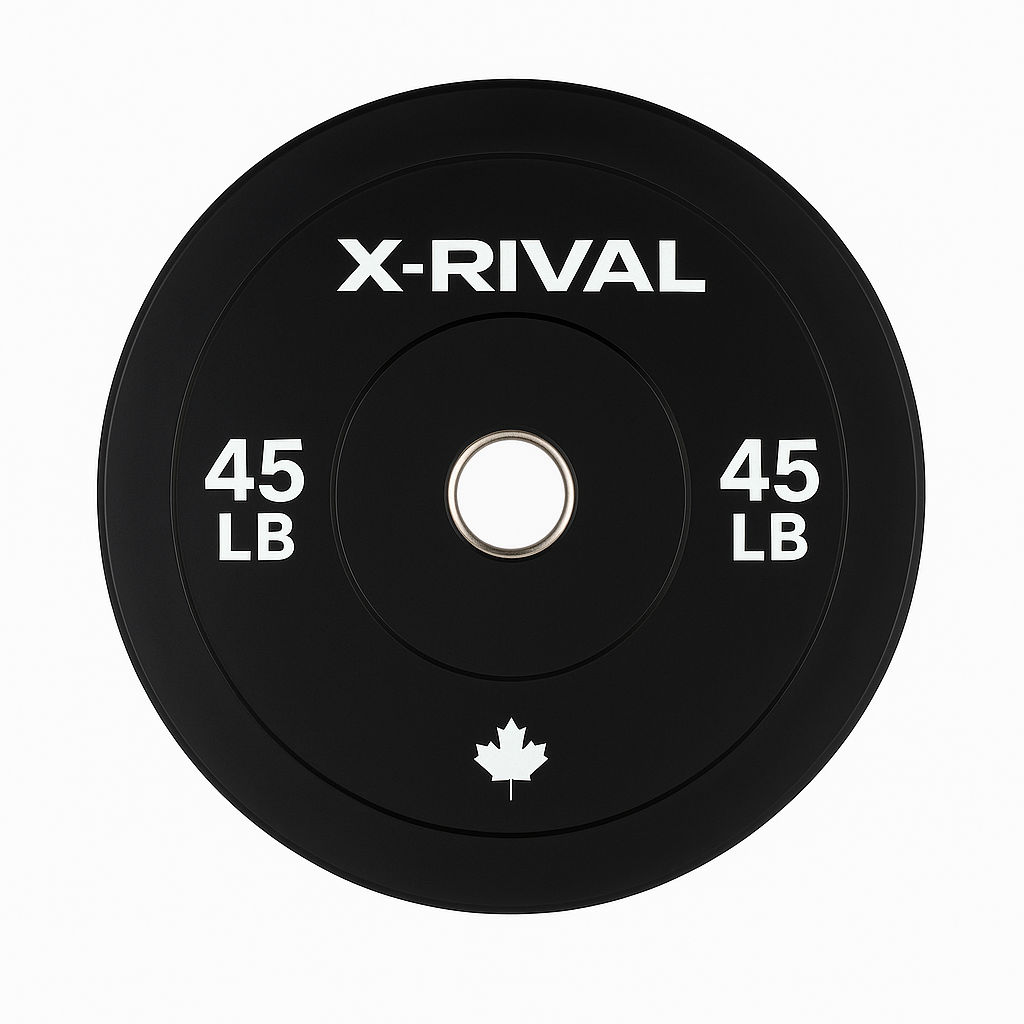 X-RIVAL Black Bumper Plates – Premium Durability, Performance & Style (Pairs)