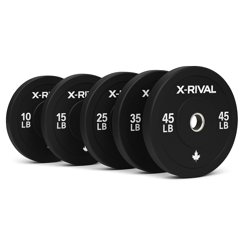 X-RIVAL Black Bumper Plates – Premium Durability, Performance & Style (Pairs)