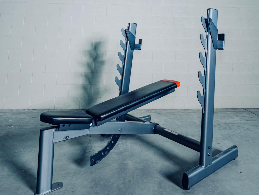 X-RIVAL Press Bench ABP30, durable gym equipment for upper body strength training in Calgary.