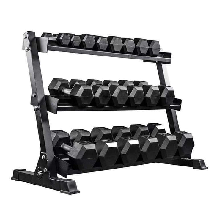 X-RIVAL Rubber Hex Dumbbells – Premium Strength Weights for Home & Gym