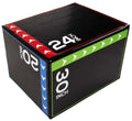X-RIVAL Soft PLYO Box showing height options: 20", 24", 30" for versatile workouts in Canada, suitable for all fitness levels.