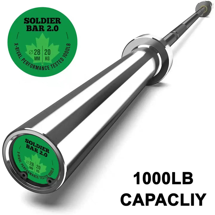 X-RIVAL Soldier 2.0 Olympic Bar 7ft 1500LBS