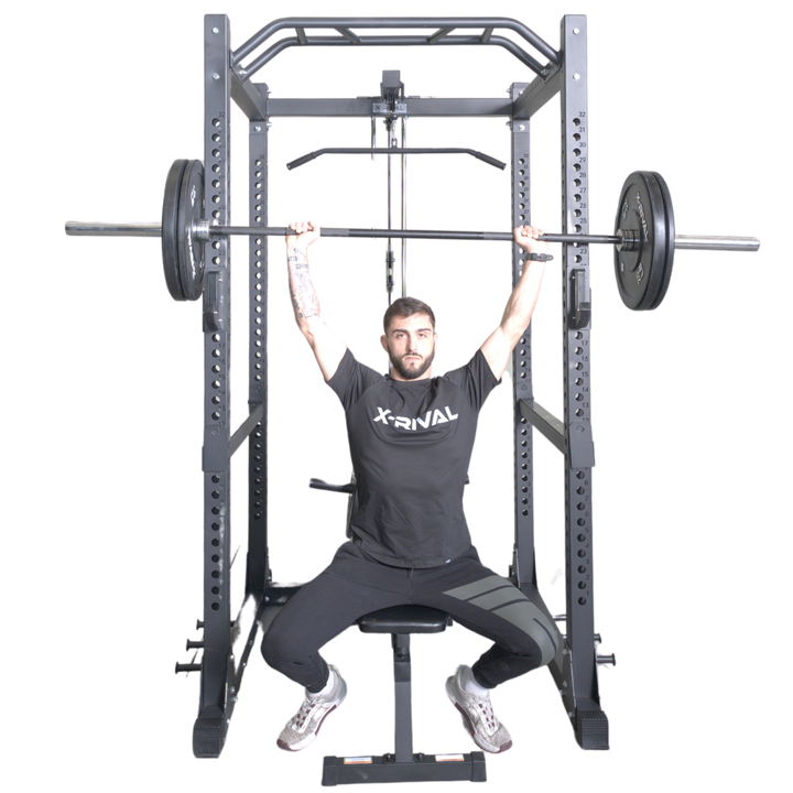 Power Cage With Lat Pull-Down 3x3" XRPC06 X-RIVAL